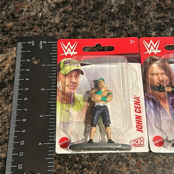 WWE Micro Collection John Cena Aj Styles Braun Strowman Wrestling Mattel figures - Picture 10 of 11